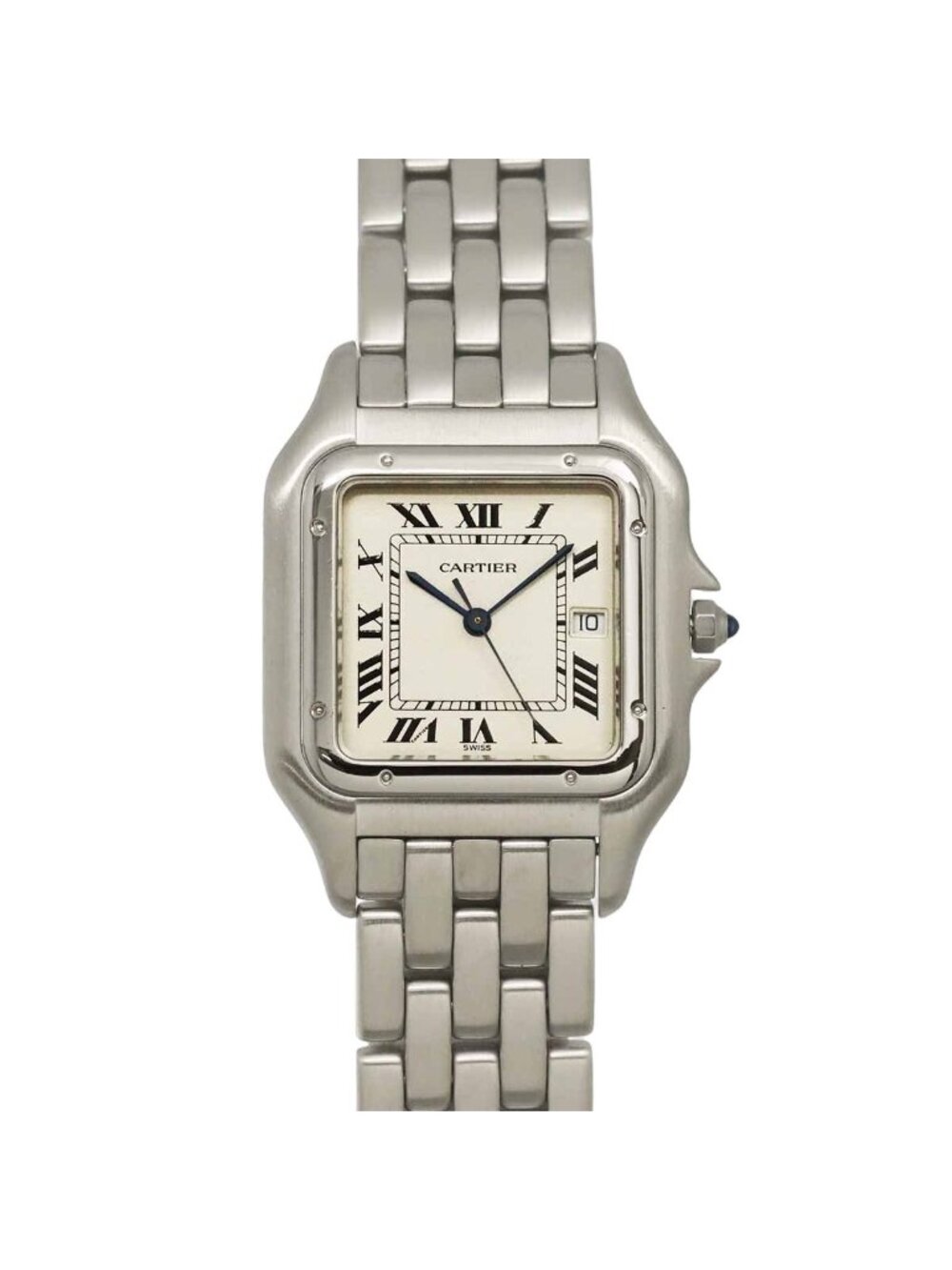 Cartier Panthere LM Vintage Watch Date Ivory Quartz Phantere